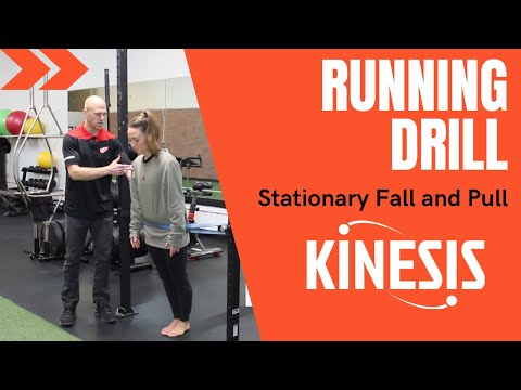 Stationary Running Drill: Fall and Pull