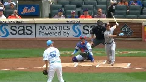 Trea Turner cranks a lead off homer to left