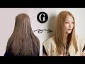 [그라피TV] 모량 많은 롱커트 안쪽 질감처리로 무게 정리하기 Asian hairstyle Korean woman's haircut bob  tutorial
