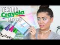 TESTING CRAYOLA MAKEUP.. ARE YOU KIDDING?!