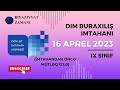 📍16 Aprel 2023📍DİM Buraxılış İmtahanı / 9-cu sinif ⚡️