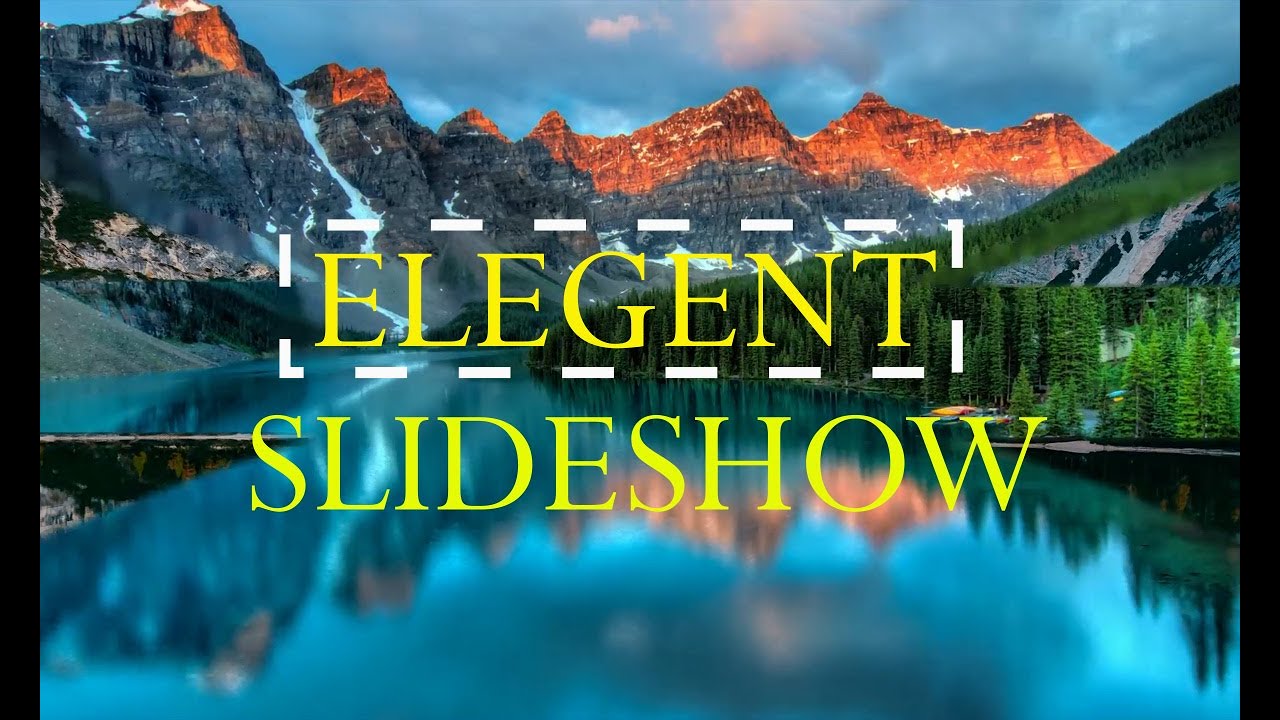 Elegant slideshow