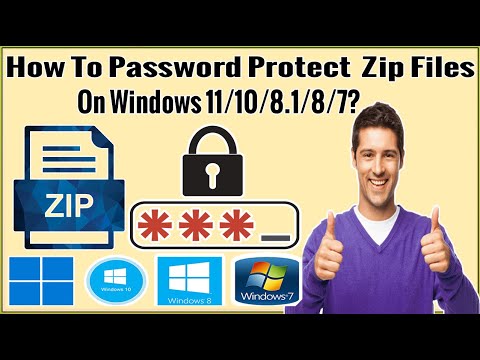How To Password Protect A Zip File In Windows 11/10/8.1/8/7 Password Protect Email Attachment Winrar