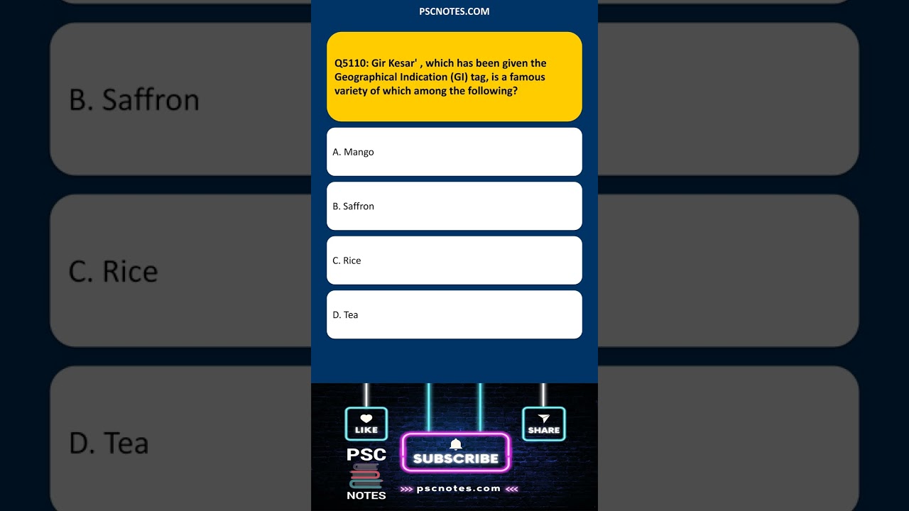 Gir Kesar    which has been given the Geographical