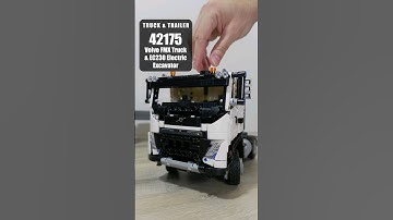 LEGO 42175 Showcase | LEGO Volvo FMX Truck & EC230 Electric Excavator | Trailer LEGO Technic 2024