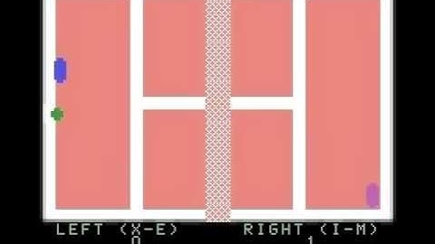 Pong for TI 99/4a with MLC compiler and Extended Basic