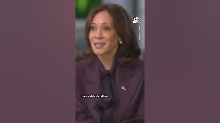Kamala Harris Reacts to Trump Canceling His '60 Minutes' Interview
