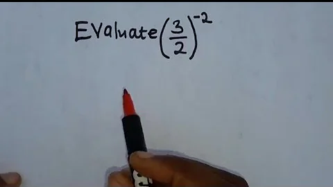 2024 GCE Maths Revision | Evaluate (3/2)^-2