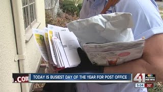 Busiest day of the year for USPS
