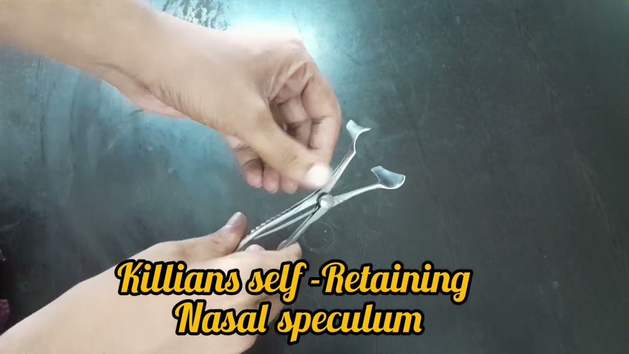 killians self retaining Nasal speculum | Ear Nose Throat Instruments | University Examination 