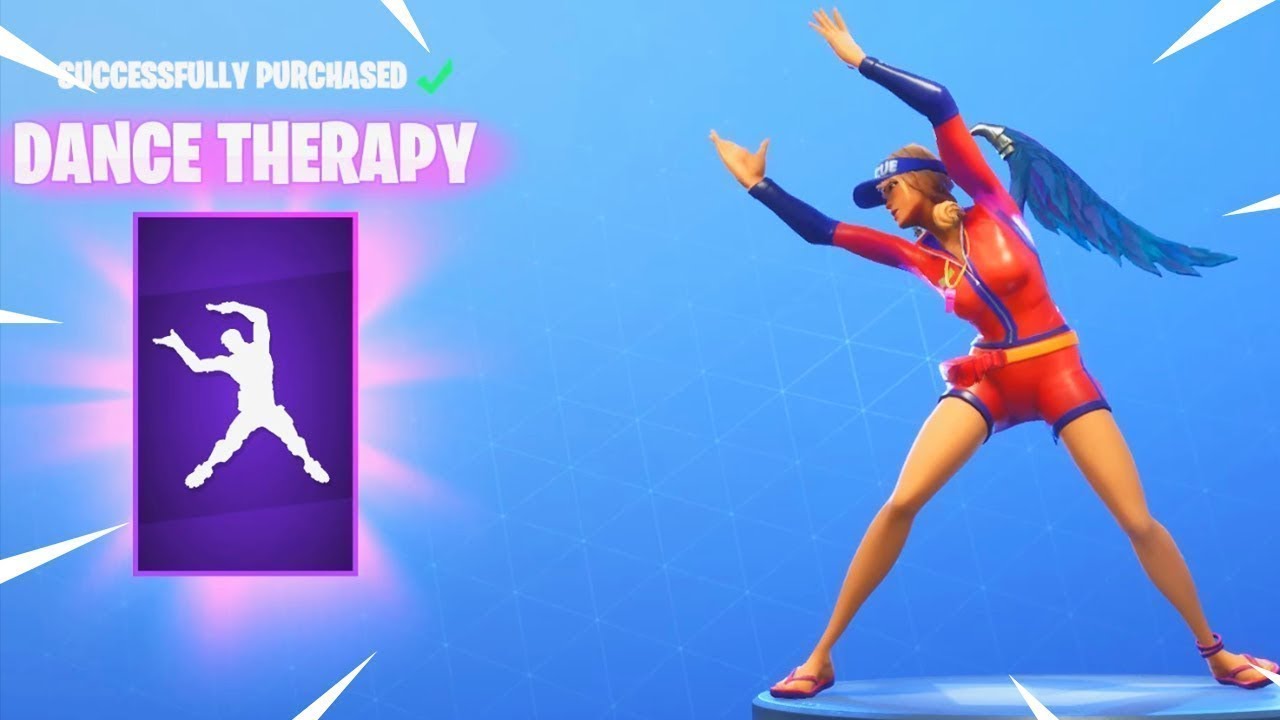 Dance Therapy Fortnite Battle Royale Emote YouTube