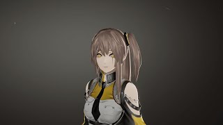 UMP45 from Girls' Frontline in Code Vein's Character Creation