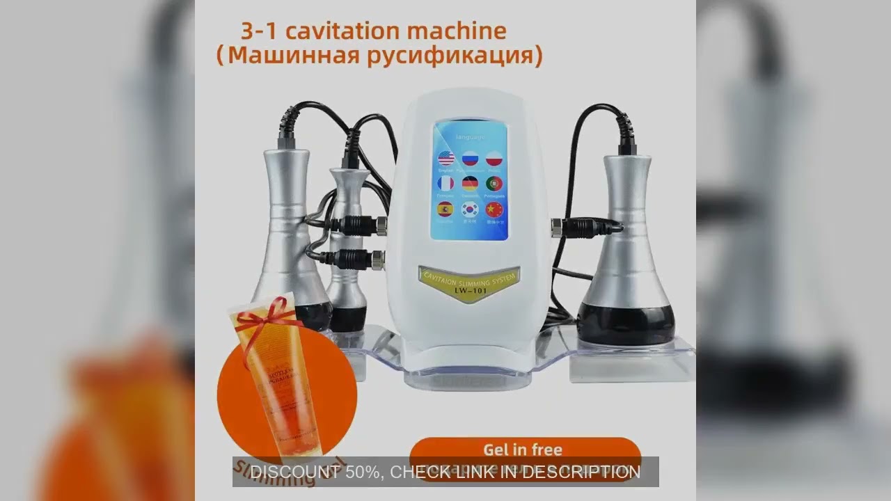 Moonic 3in1 Slimming Massage Cavitation Machine Multifunctional Equipment Facial Body Tightening Lif