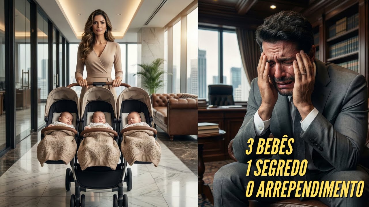 Ele Levou a Amante para o Divórcio — Mas Viu a Ex Chegando com Trigêmeos Recém-Nascidos...
