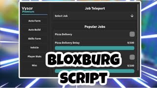 [NEW] Bloxburg Script | Auto Build | Infinite Money | Teleport | AND MORE | PASTEBIN