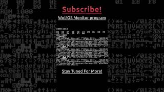 My 8086 Monitor Program showcase  #retro #8086 #coding