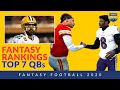 Fantasy Football Rankings - Top 7 Quarterbacks for Fantasy Football 2020
