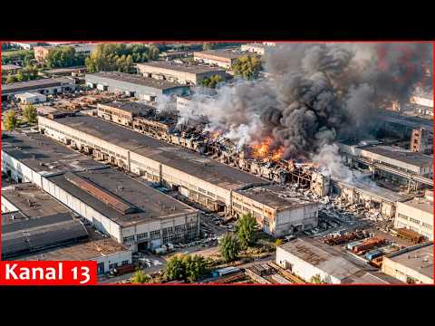 Ukraine strikes key Russian aviation supplier in Donetsk - explosions rock plant