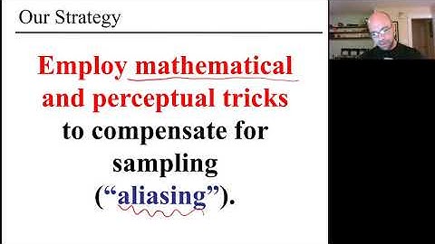 Introduction to Computer Graphics (Lecture 15):  Antialiasing; sampling and reconstruction