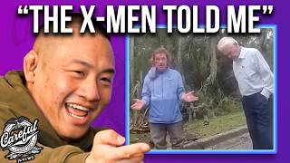 A Man Teleported Into a Stolen Car