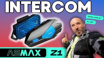 ASMAX Z1 – El intercom para moto con mejor conectividad Bluetooth