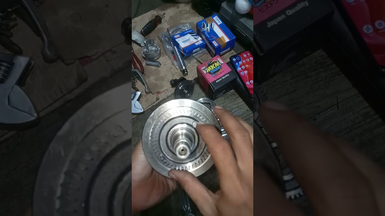 Ganti gear balancer Fu 150 & pen baja penahan gear balancer