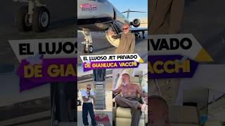 Gianluca Vacchi's luxurious private jet.