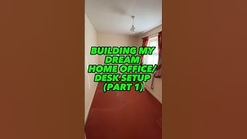 Building my dream home office/ desk setup - part 1 #desksetup #homeoffice #tech
