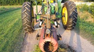 Tractor 3 point hydraulic grapple claw