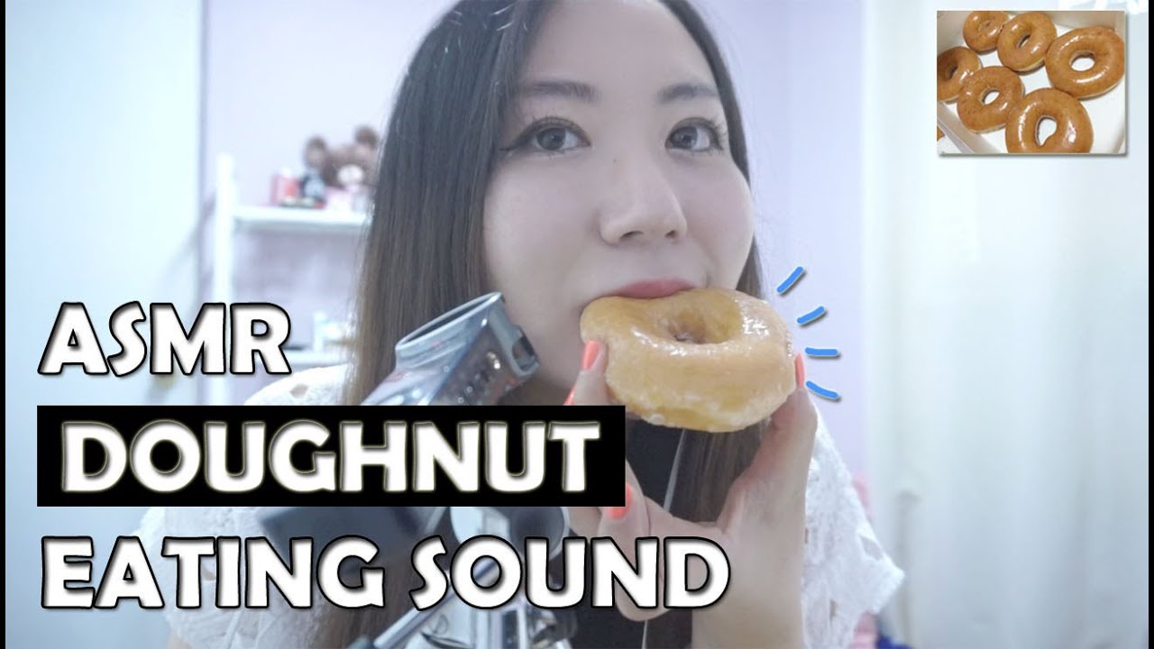 [ASMR]크리스피크림 도넛 이팅사운드 / DOUGHNUT EATING SOUND