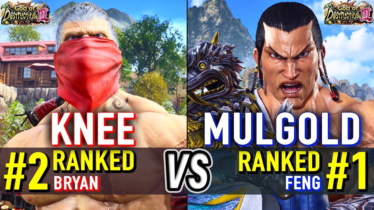 T8 🔥 KNEE (#2 Ranked Bryan) vs MULGOLD (#1 Ranked Feng) 🔥 Tekken 8 High Level Gameplay