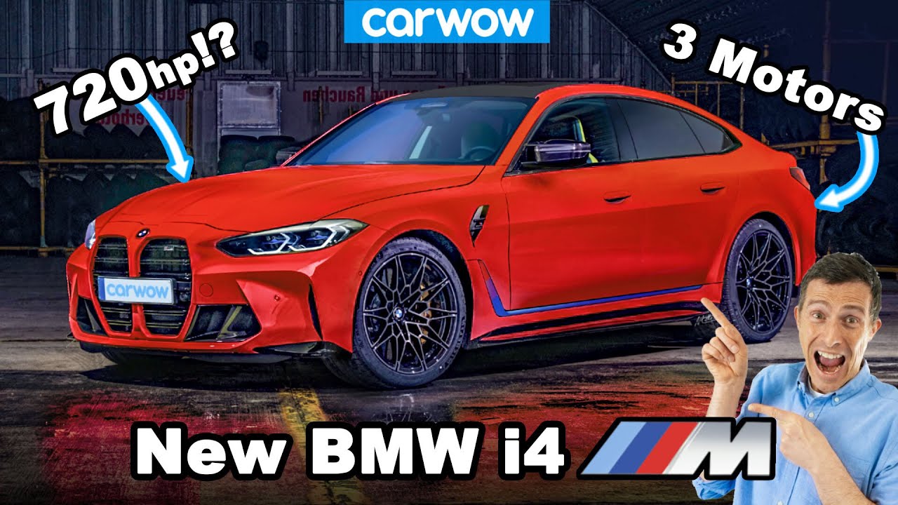 New BMW i4M the 720hp trimotor electric M3 killer!
