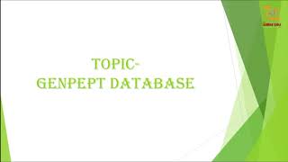 GenPept | Biological Databases | TSSL
