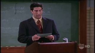 Friends - Ross Teaches with a British Accent (Season 6)