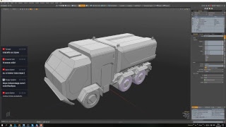 Sci-Fi Vehicle (EN/RUS) #Modo #UE4