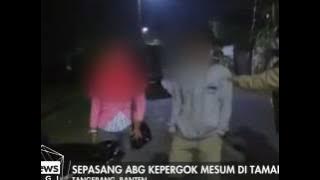 Ironis!! Sepasang ABG Ini Tertangkap Mesum Ditaman Oleh Satpol PP - iNews Pagi 03/08