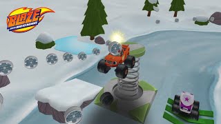 Blaze and the Monster Machines - Racing Game 🔥 Get ready to race in SNOWY SLOPES Map! screenshot 5