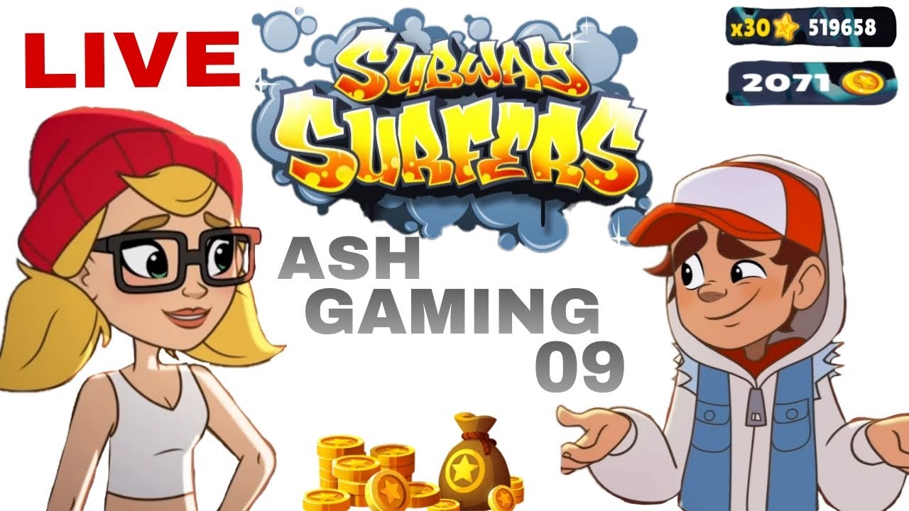 Live streaming of ASH GAMING Subway surfers#shortsfeed# short ...