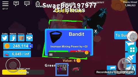 BUYING THE NUKE FOR 400 ROBUX😉 (Mining simulator roblox)