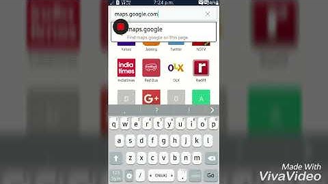 how to use Google maps on Tizen