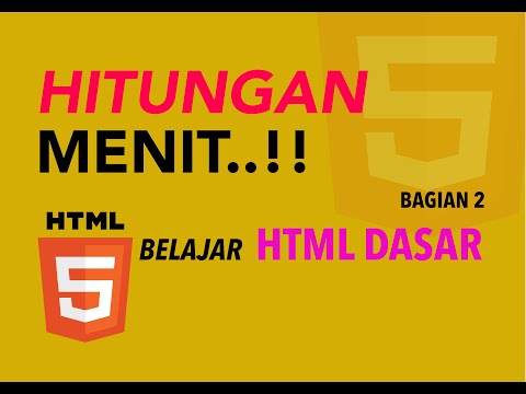 HTML Dasar - Bagian 2