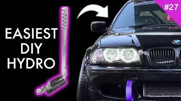 How to install an EASY inline Hydro | E46 Drift Build Hydraulic e-brake
