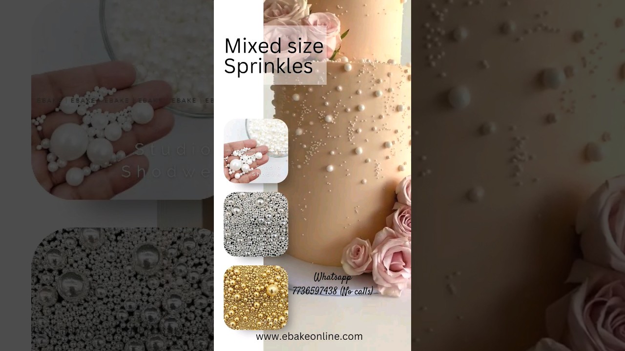 Cake Decorating Sugar Sprinkles / Sugar Pearls 