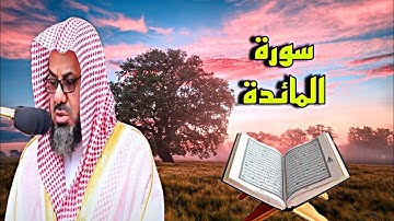 تلاوة عذبة للقارء سعود الشريم مع مناضر خلابة للطبيعة سورة المائدة #quran