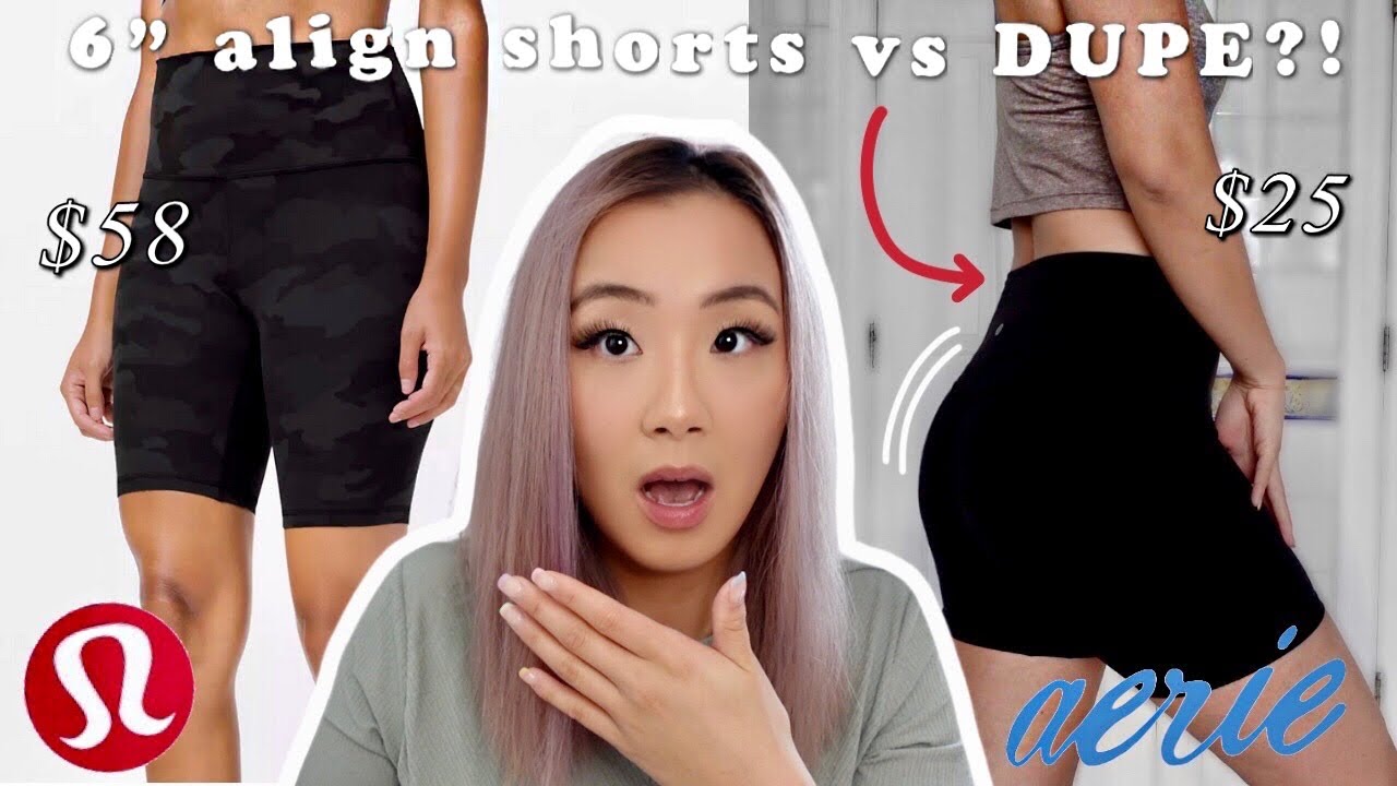 TESTING OUT $25 LULULEMON ALIGN SHORTS DUPES *is it worth it?!* 