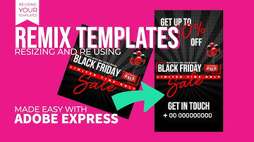 How to Resize and Reuse your templates in Adobe Express