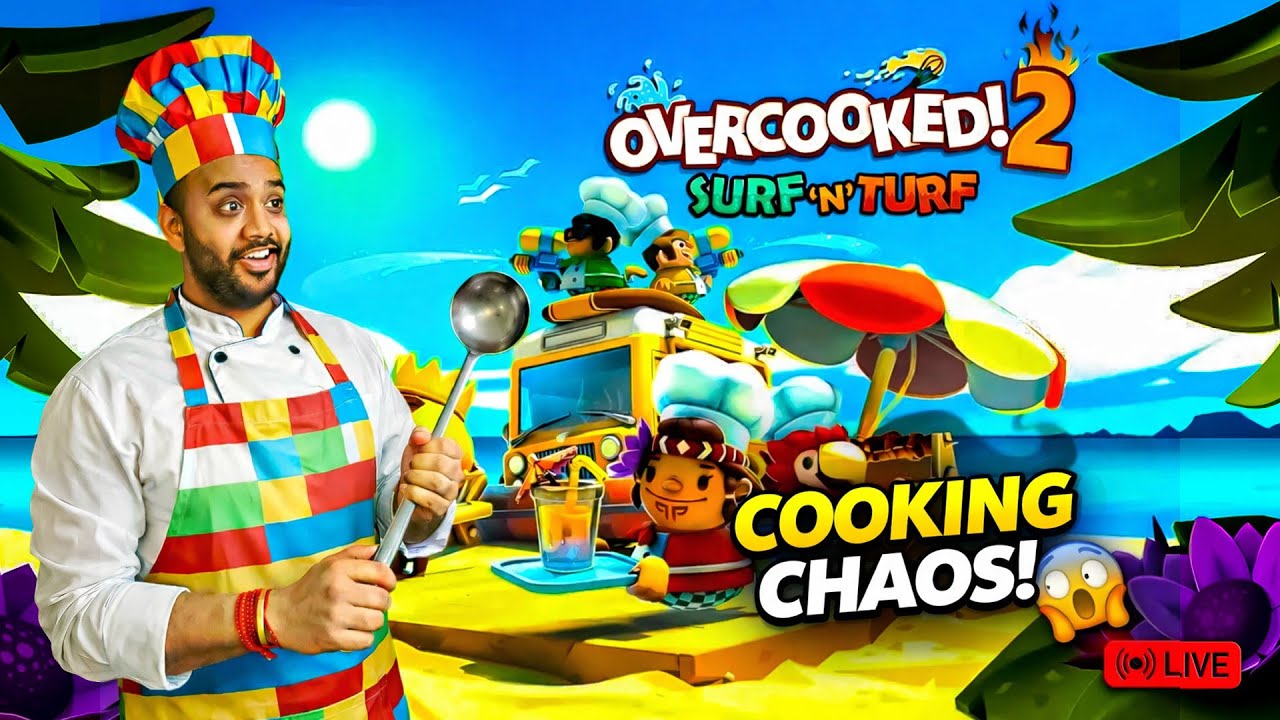 Overcooked 2 LIVE 🔴 | COOKING CHAOS & Funny Fails 😂 | Budbakk Gamer