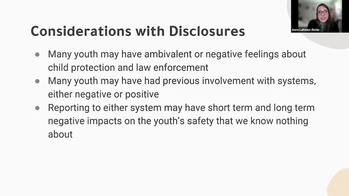 Supporting Adolescent Survivors of Sexual Violence