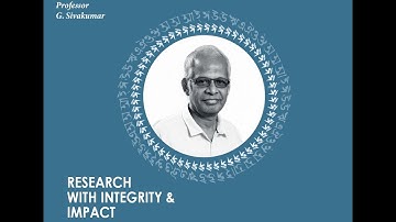 Prof. G. Shivakumar: Research with Integrity and Impact