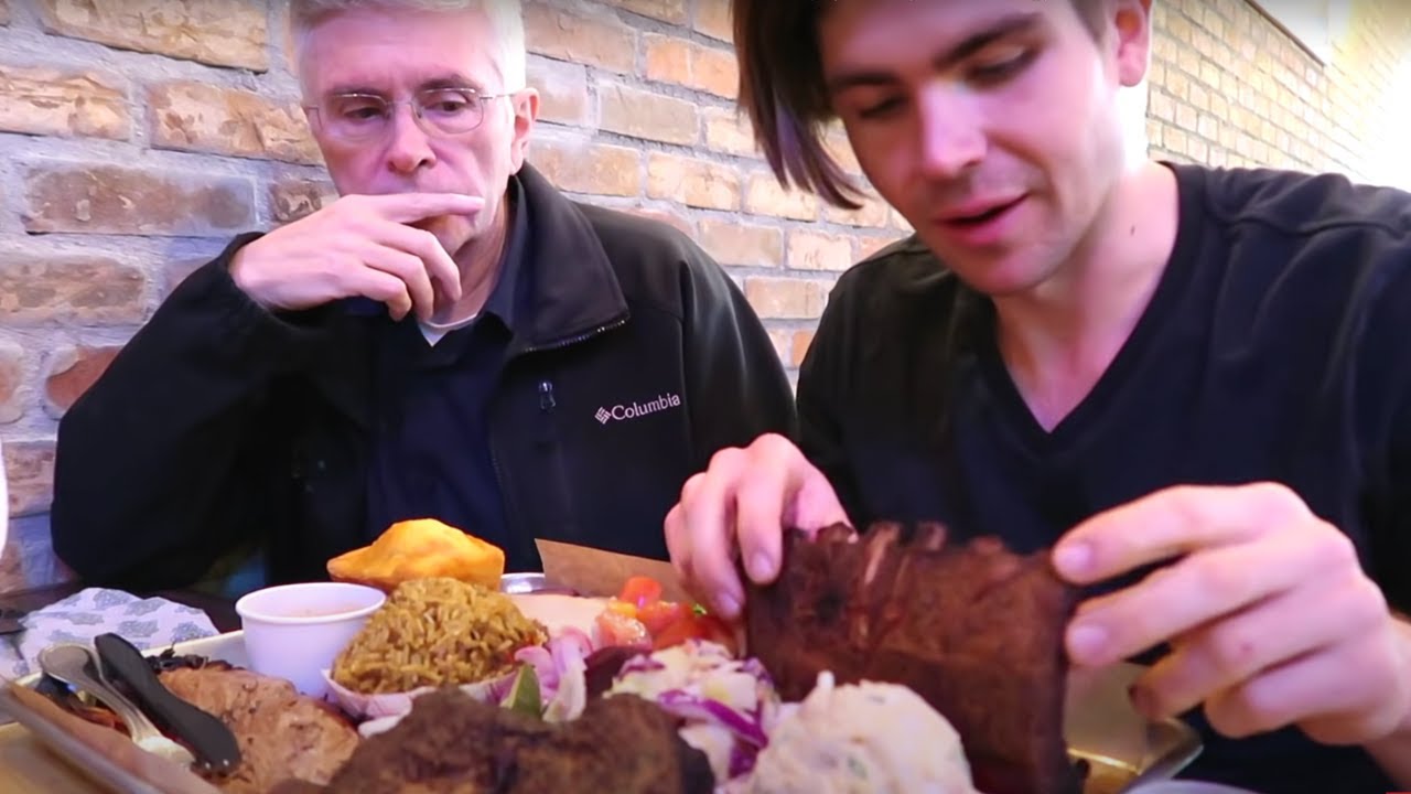 EATING Gourmet Donuts, BBQ Ribs with Dad, Injury & Korean Bakery Mukbang